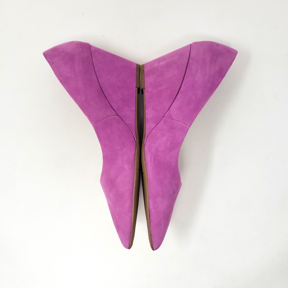 Franco Sarto Magenta Suede Wedges